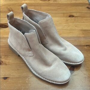Stylish Beige Ankle Boots